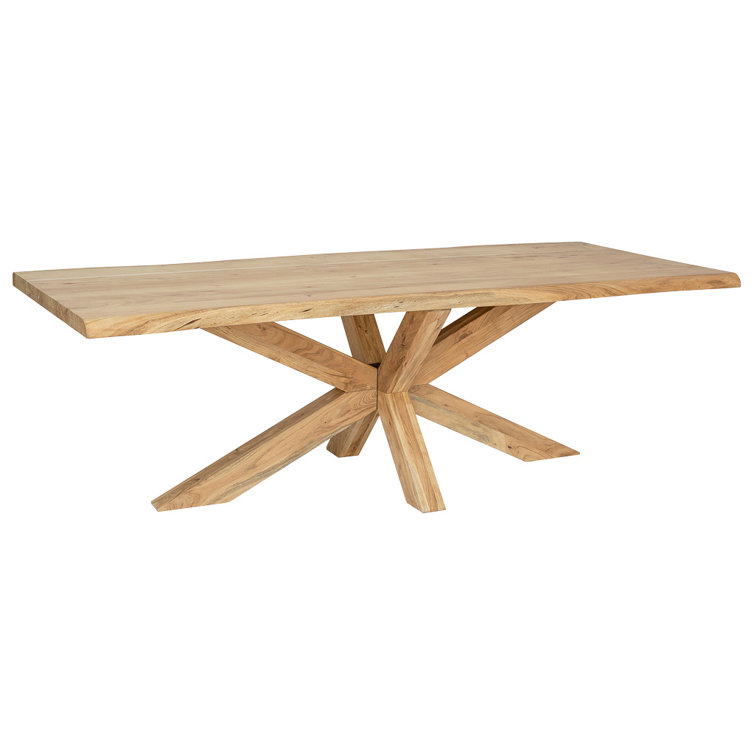 Williston Forge ACACIA WOOD DINING TABLE NATURAL FINISH | Wayfair.co.uk